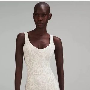 Align Tank Top Cheetah Camo Antique White Multi